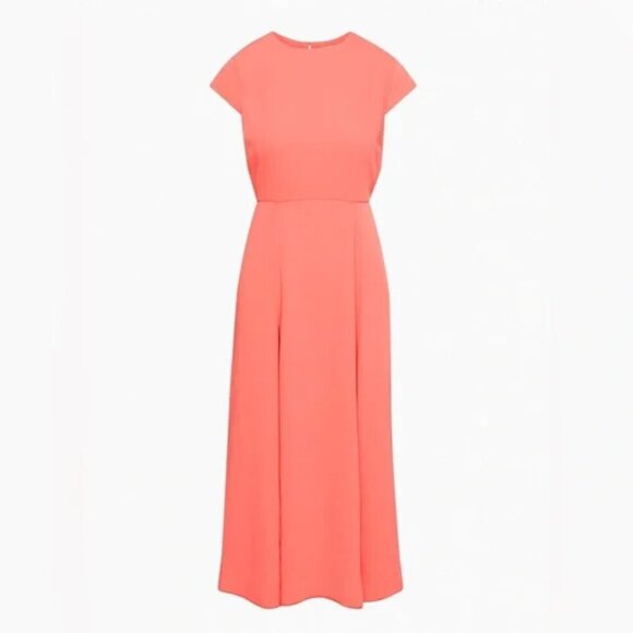Aritzia Dresses & Skirts - Aritzia Babaton Hamptons Midi Dress Fresco Pink Size 4